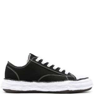 Sleek Black and White Sneakers